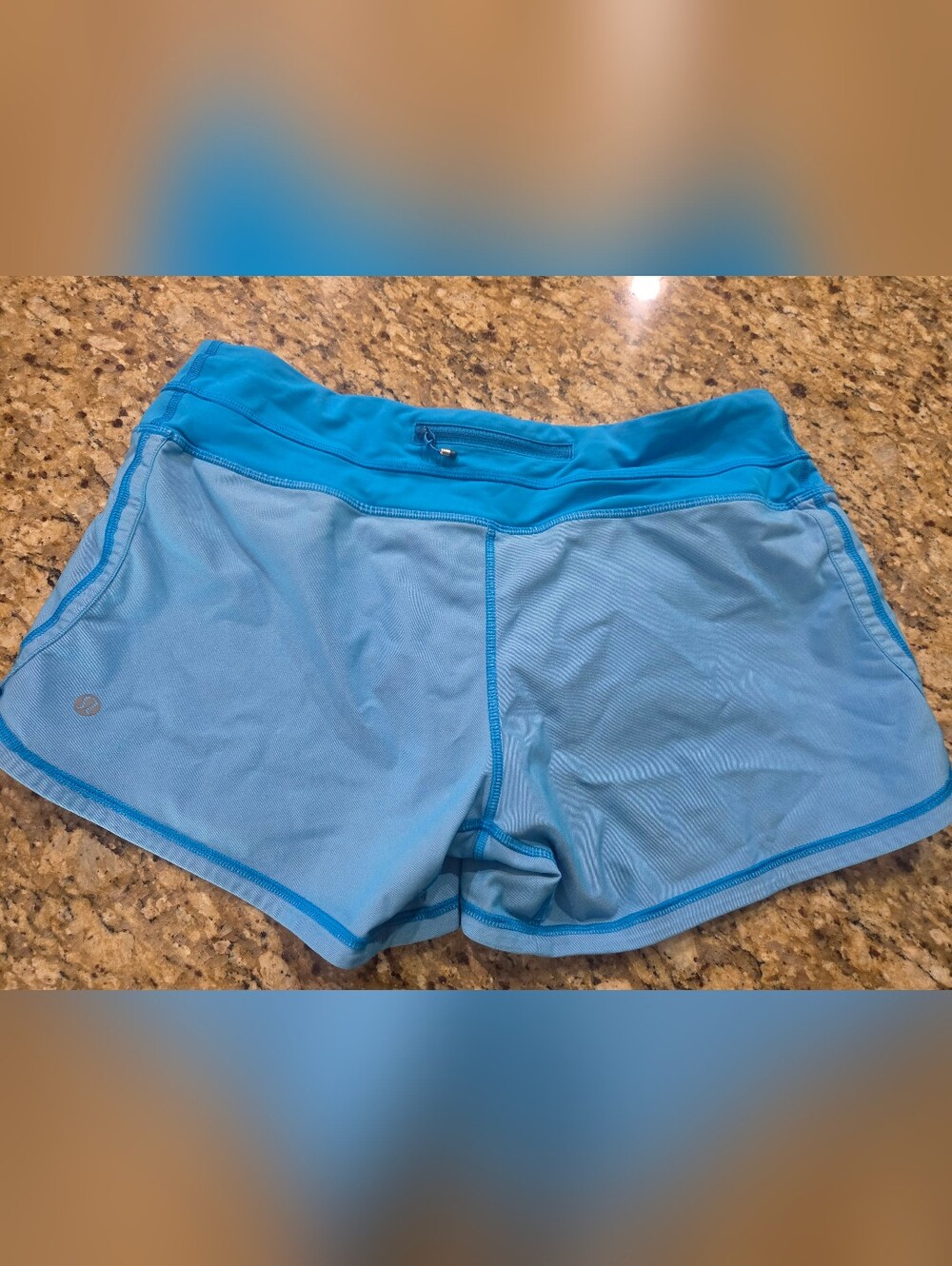 lululemon athletica Light Blue Athletic Shorts